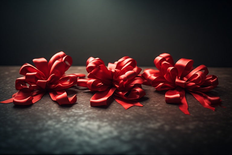 Three Red Bows